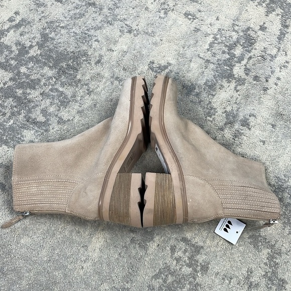 Dolce Vita Martey H2O Waterproof Bootie Taupe Cream Beige Suede Sz 7.5 - Picture 8 of 14